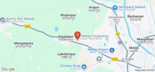 Malda Polytechnic, Malda Map