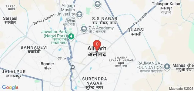Aligarh School of Nursing, Aligarh Map