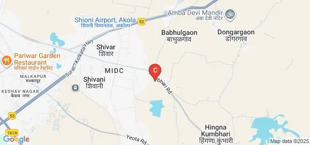Shri Ganesh Arts College, Akola Map