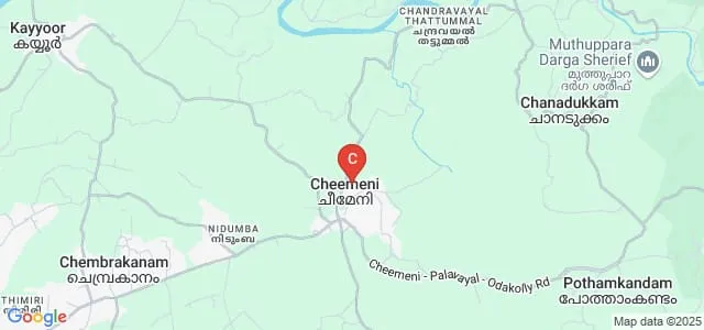 College of Engineering, Trikaripur Map
