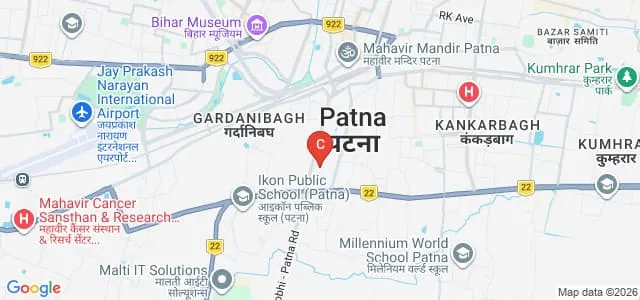 Chandragupt Institute of Management, Patna Map