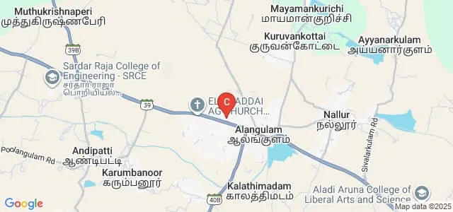Government Arts and Science College for Women, Kodaikanal Map
