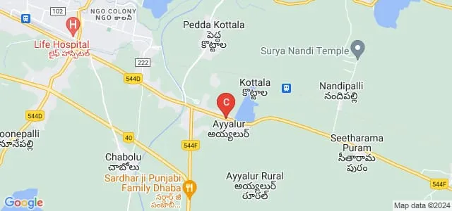 Little Flower College of Education, Nandyal Map
