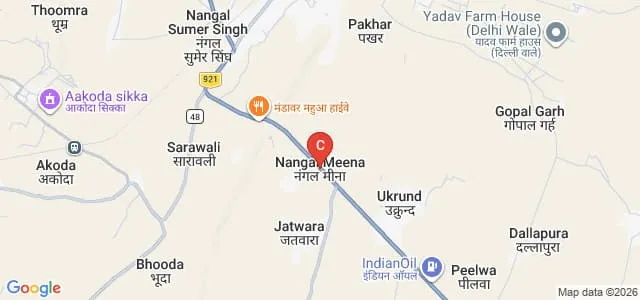 Akash Teachers Training College, Mandawar Map