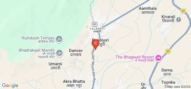 Shri Tejendra Prasad Teachers Training College, Sirohi Map