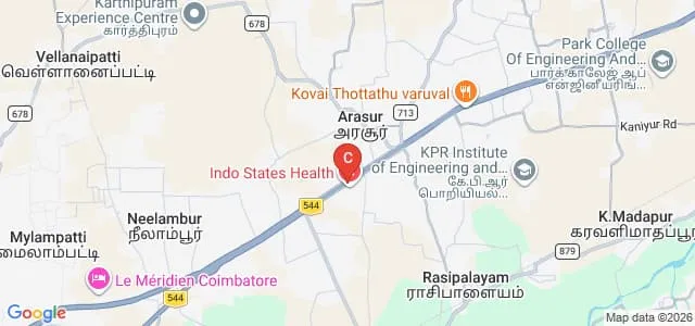Coimbatore Institute of Technology, Coimbatore Map