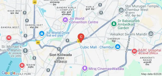 Vasantdada Patil Pratishthan's Manohar Phalke College of Architecture, Mumbai Map
