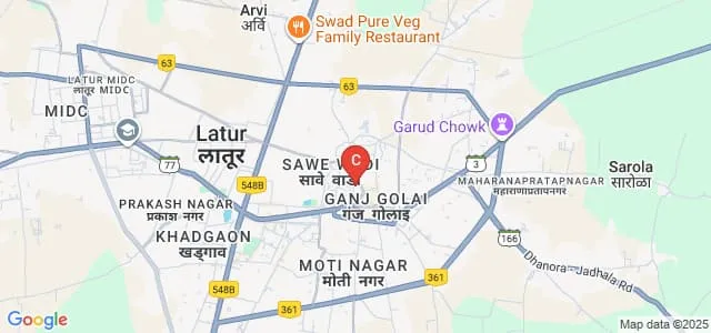 Late Babruwan Vitthalrao Kale Manjara Ayurved Medical College and Hospital, Latur Map