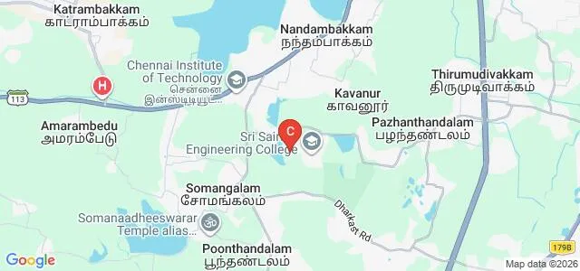 Sairam Institute of Management Studies, Chennai Map