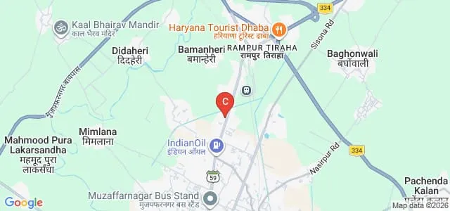 Allama Iqbal Unani Medical College, Muzaffarnagar Map