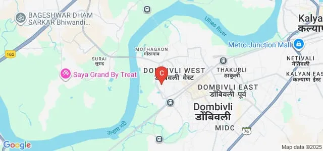 Vande Mataram Degree College, Dombivli Map