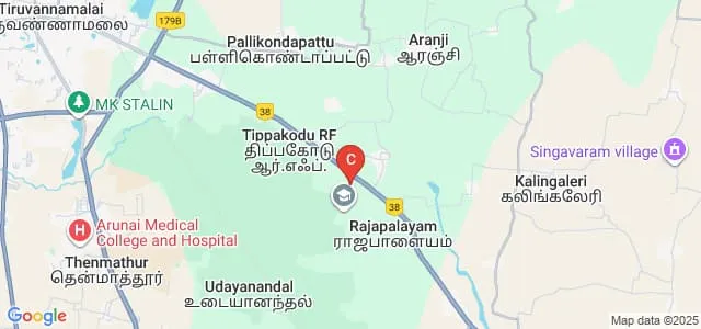 Tirumala Polytechnic College, Tiruvannamalai Map