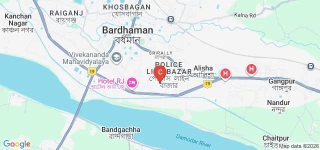 St Xaviers College, Burdwan Map