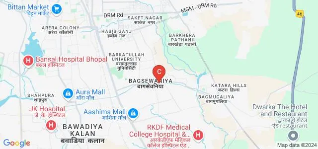 Maharishi Koutilya Academy, Bhopal Map