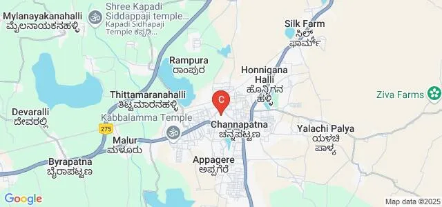 Government First Grade College, Channapatna Map