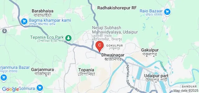 Netaji Subhash Mahavidyalaya, Tripura Map