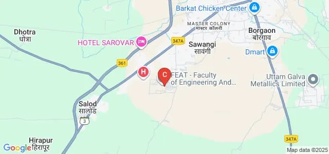 Datta Meghe College of Pharmacy, Wardha Map