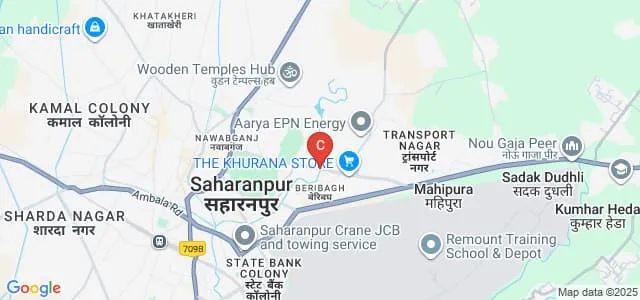 Dwarikadheesh Research Education and Management School, Saharanpur Map