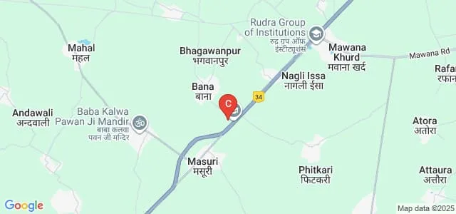 Krishna Institute of Management, Meerut Map