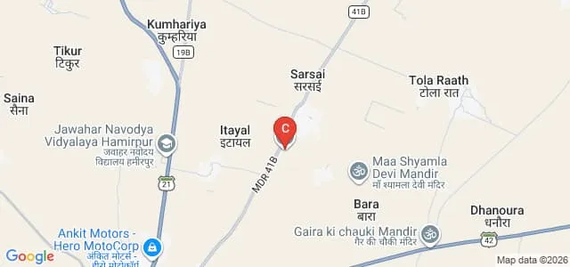 Government Polytechnic Sarsai Rath, Hamirpur Map