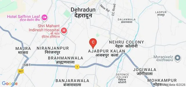 Kukreja Institute of Hotel Management and Catering Technology, Dehradun Map