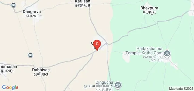 Smt BVPP College of Education, Vadu Map