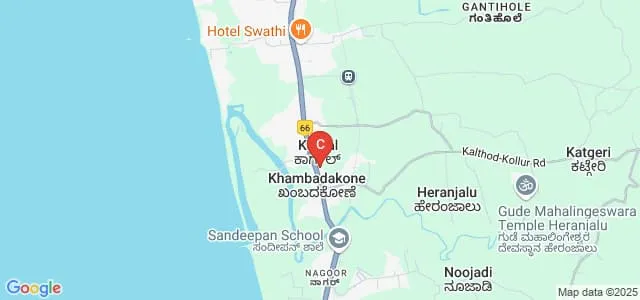 Samvedana Science and Commerce First Grade College, Udupi Map