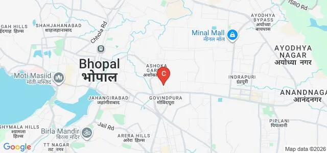 Sardar Ajit Singh Memorial Girls College, Bhopal Map
