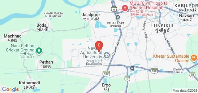 Vanbandhu College of Veterinary Science and Animal Husbandry, Navsari Map
