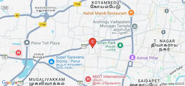 Centre for Online Education, Meenakshi Academy of Higher Education and Research Map