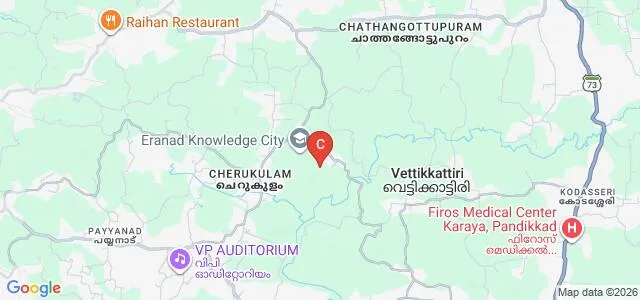 EKC of Commerce and Sciences, Malappuram Map