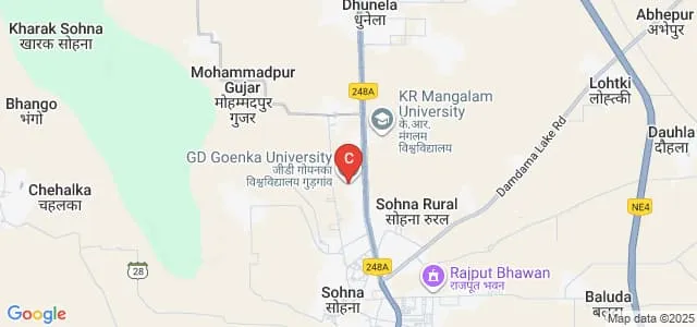 School of Management, GD Goenka University, Gurgaon Map