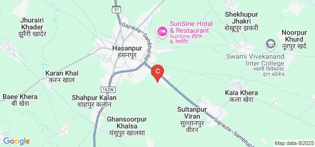 Sardar Begum Memorial Degree College, Hasanpur Map