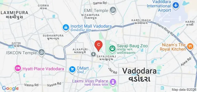 Faculty of Management Studies, MS Patel Institute of Management Studies, Vadodara Map