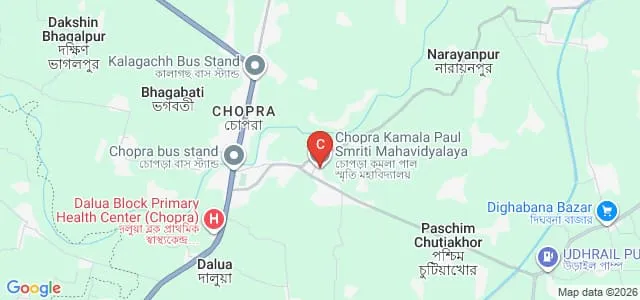 Chopra Kamala Paul Smriti Mahavidyalaya, Chopra Map