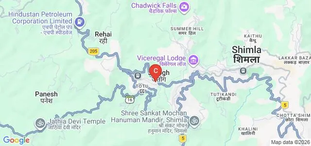 Shanti Alya Institute of Education and Training, Shimla Map