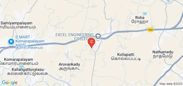 Excel College of Pharmacy, Namakkal Map