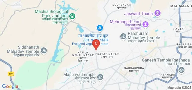Mahila Teachers Training College, Jodhpur Map