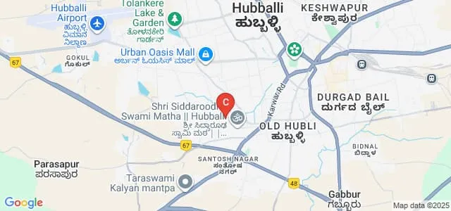 Mount Faran Polytechnic, Hubli Map