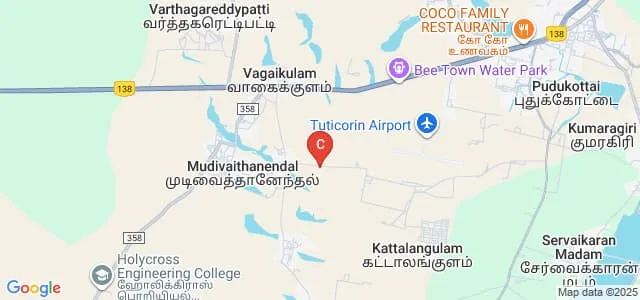 Samuel Polytechnic College, Tuticorin Map