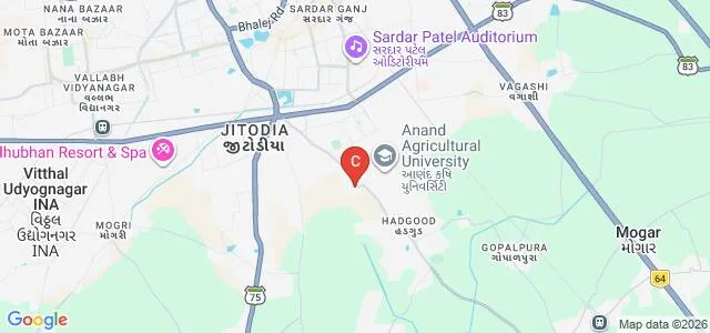 College of Agricultural Information Technology, Anand Map