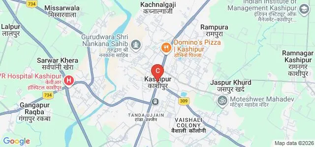 Pragati College of Pharmacy, Kashipur Map