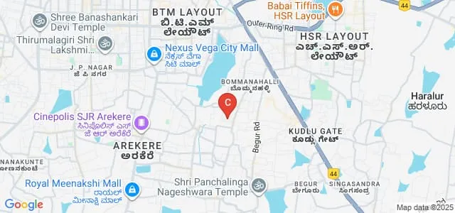 Viswasai College of Nursing, Bengaluru Map