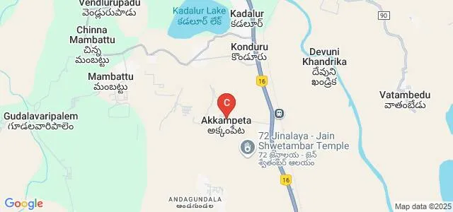 Priyadarshini College of Engineering, Sullurpet Map