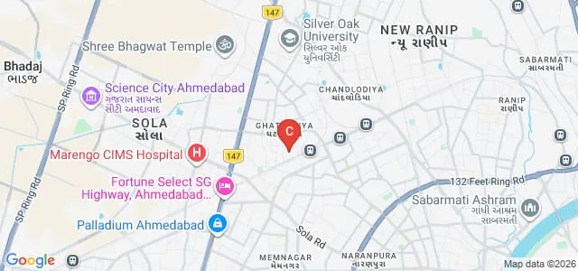 The Sandipani Shikshan Mahavidhyalaya, Ahmedabad Map