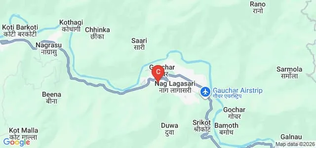 Government Polytechnic, Gauchar Map