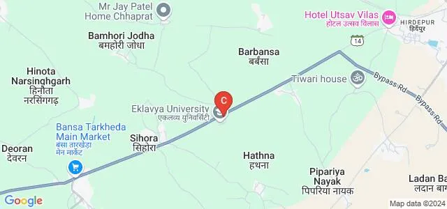 Ojaswini Girls College, Hathna Map