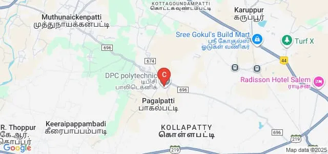 DPC Polytechnic College, Salem Map