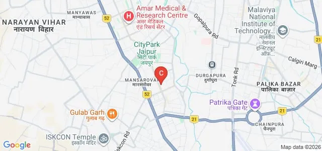 St Wilfreds PG College, Jaipur Map