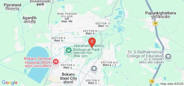 Swami Sahajanand Saraswati B Ed College, Bokaro Map